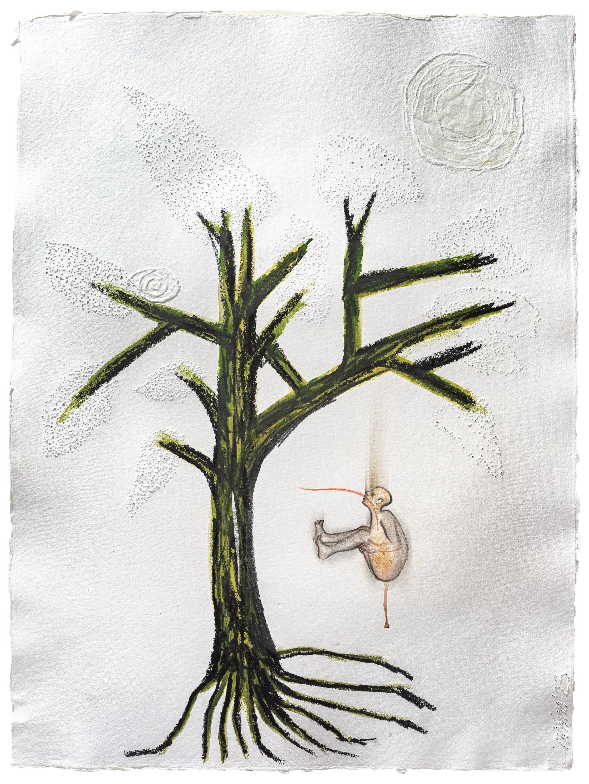 an angel that refuses to fly - Mithu Sen 