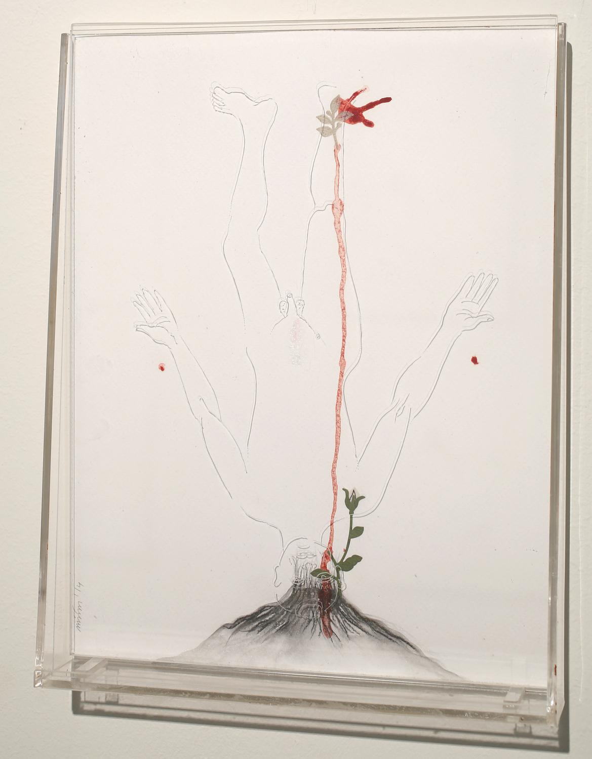 Tongues that won’t stop wounding 1 - Mithu Sen 