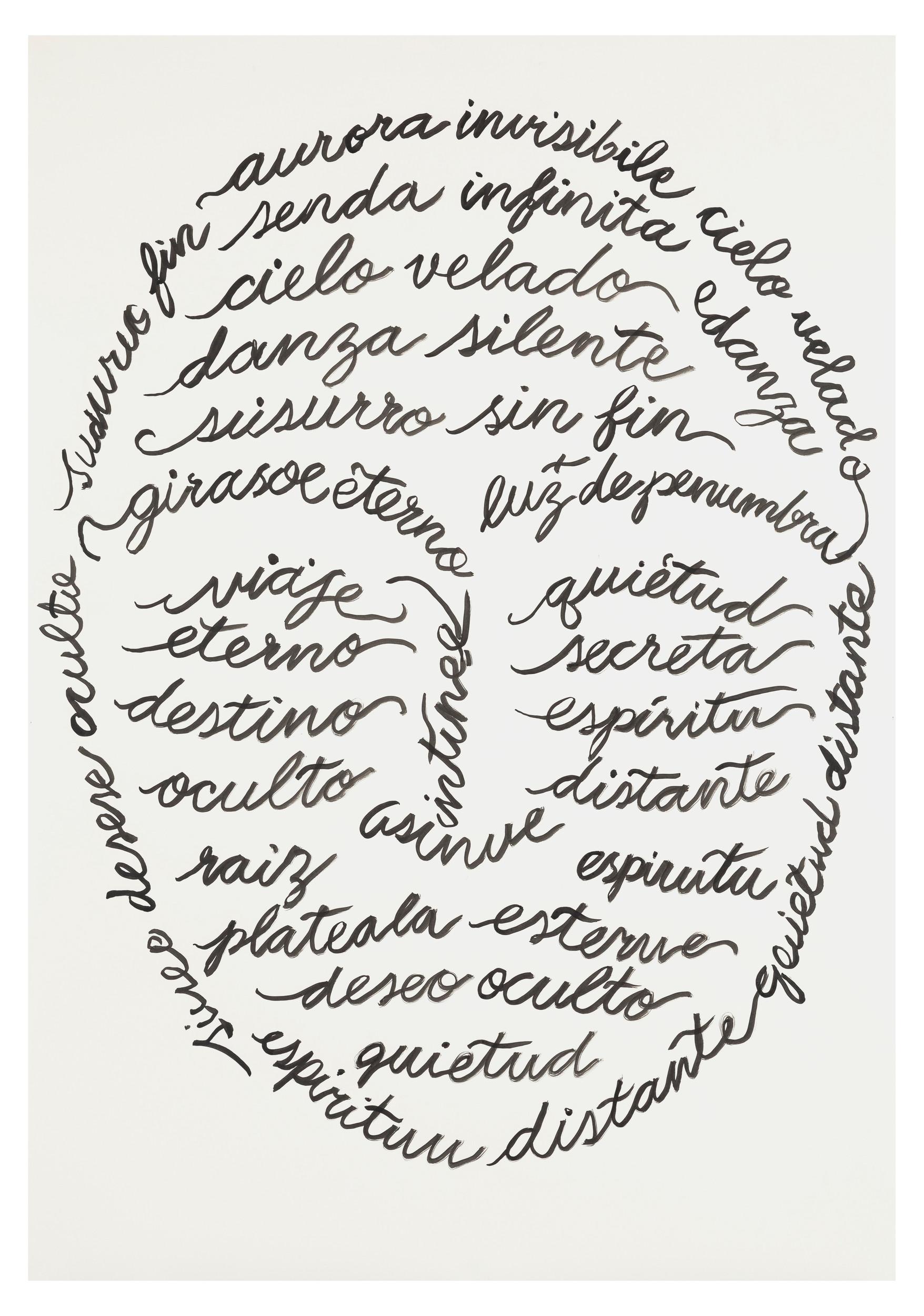Mask caligrams 02 - Carlos Amorales 
