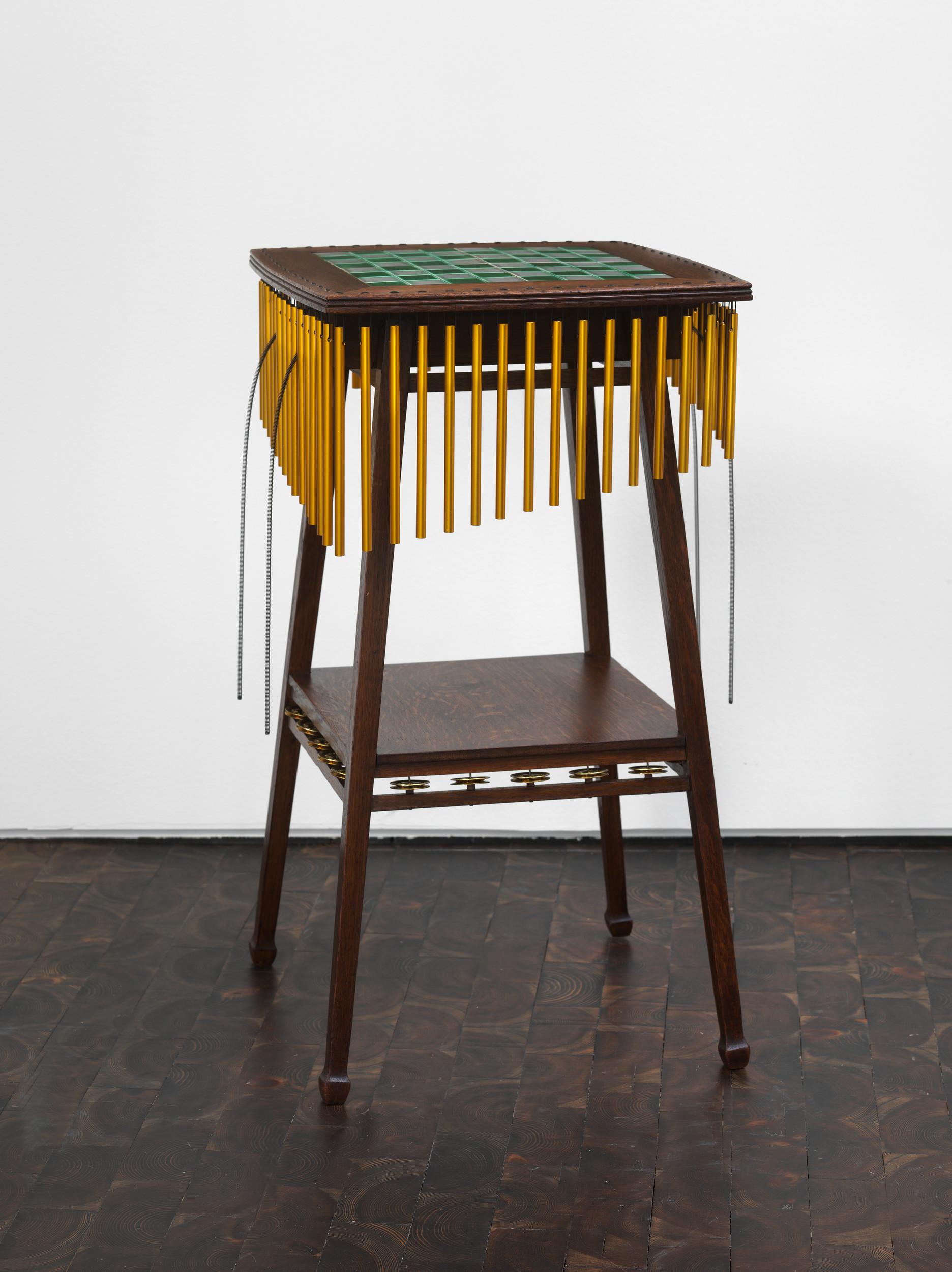 Music Room Darmstadt, Chessboard Table Chimes, Thunder Drum and Tambourines - Nevin Aladağ 