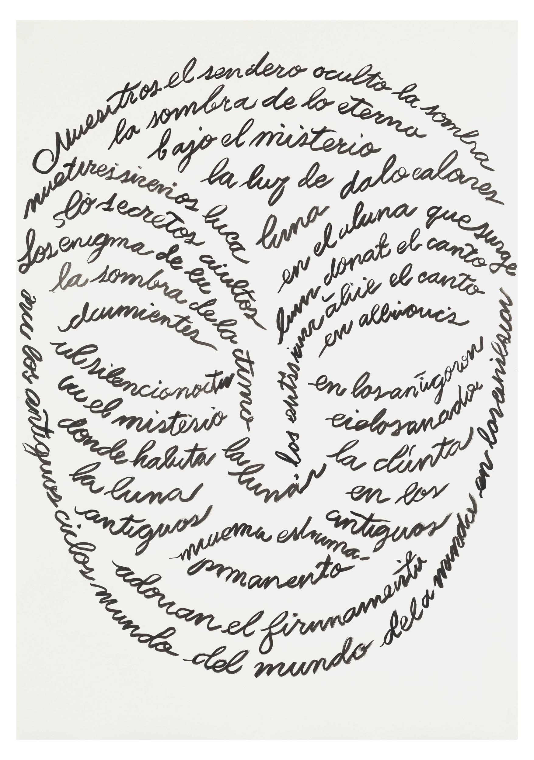 Mask caligrams 04 - Carlos Amorales 