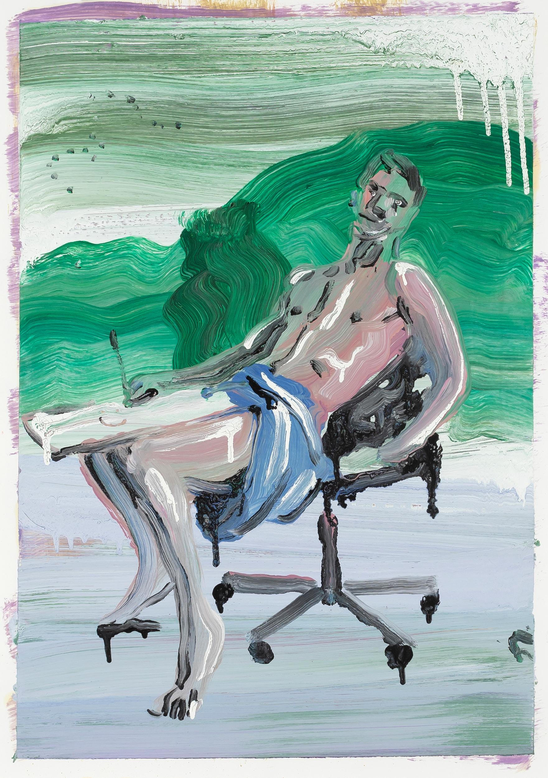 Sitting on the studio chair - Rui Miguel Leitao Ferreira 