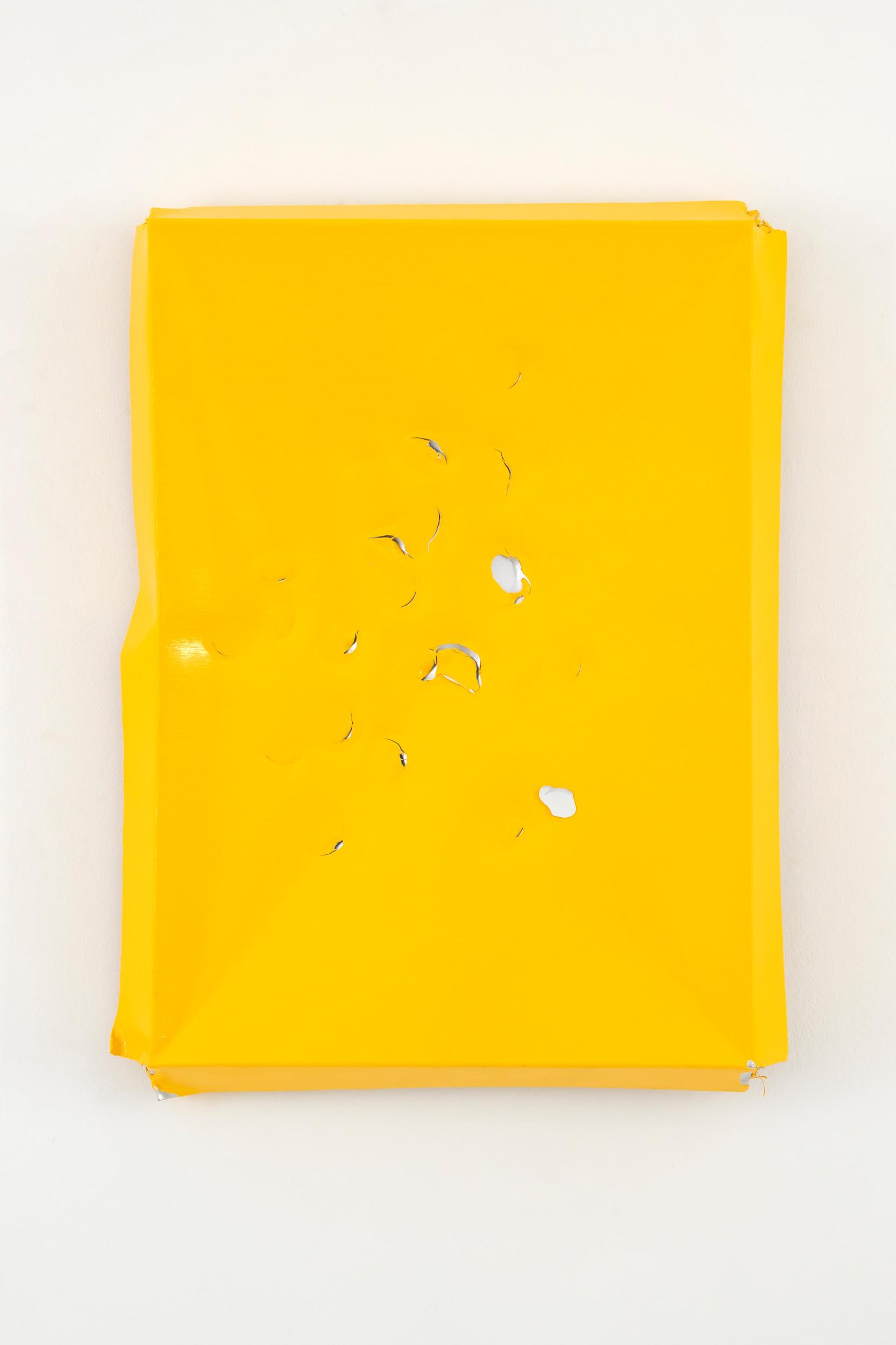 Aluminium Monochrome II (Yellow) - Angela de la Cruz 