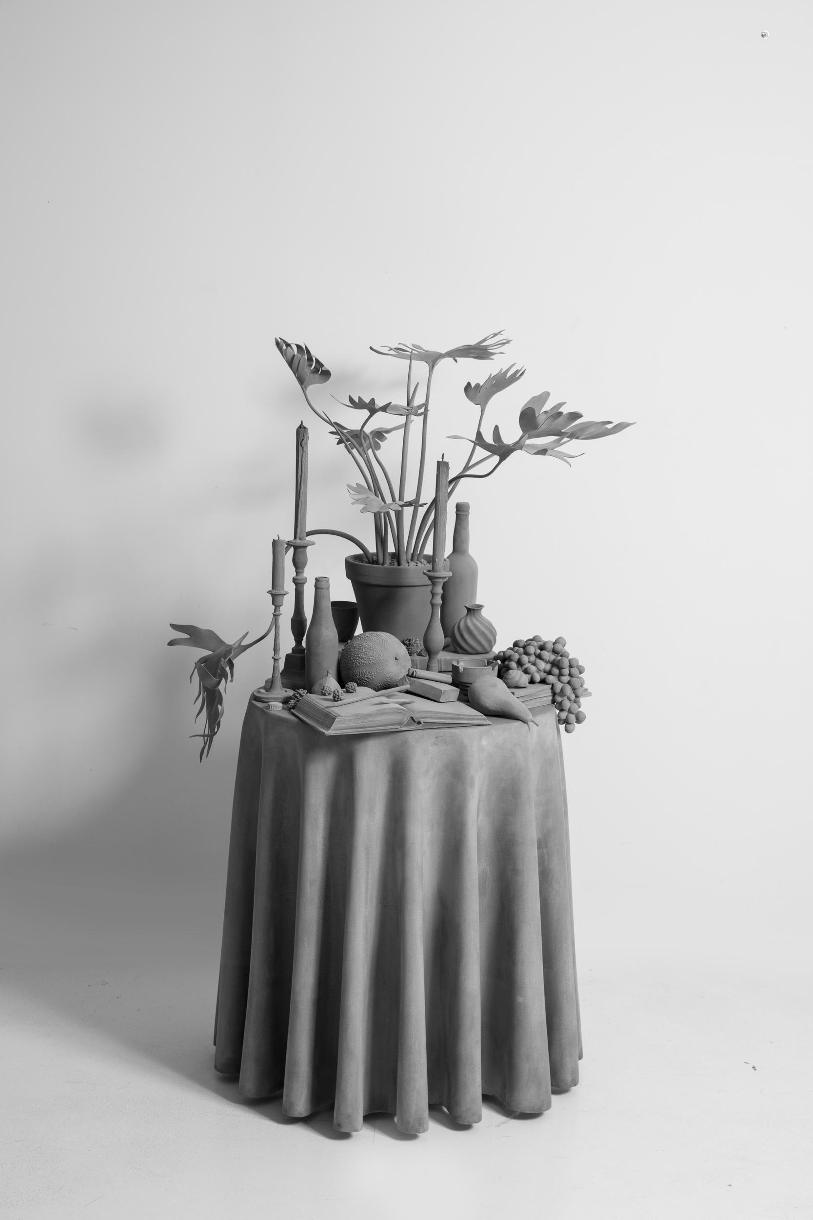 Vanitas Table (plant) - Hans Op de Beeck 