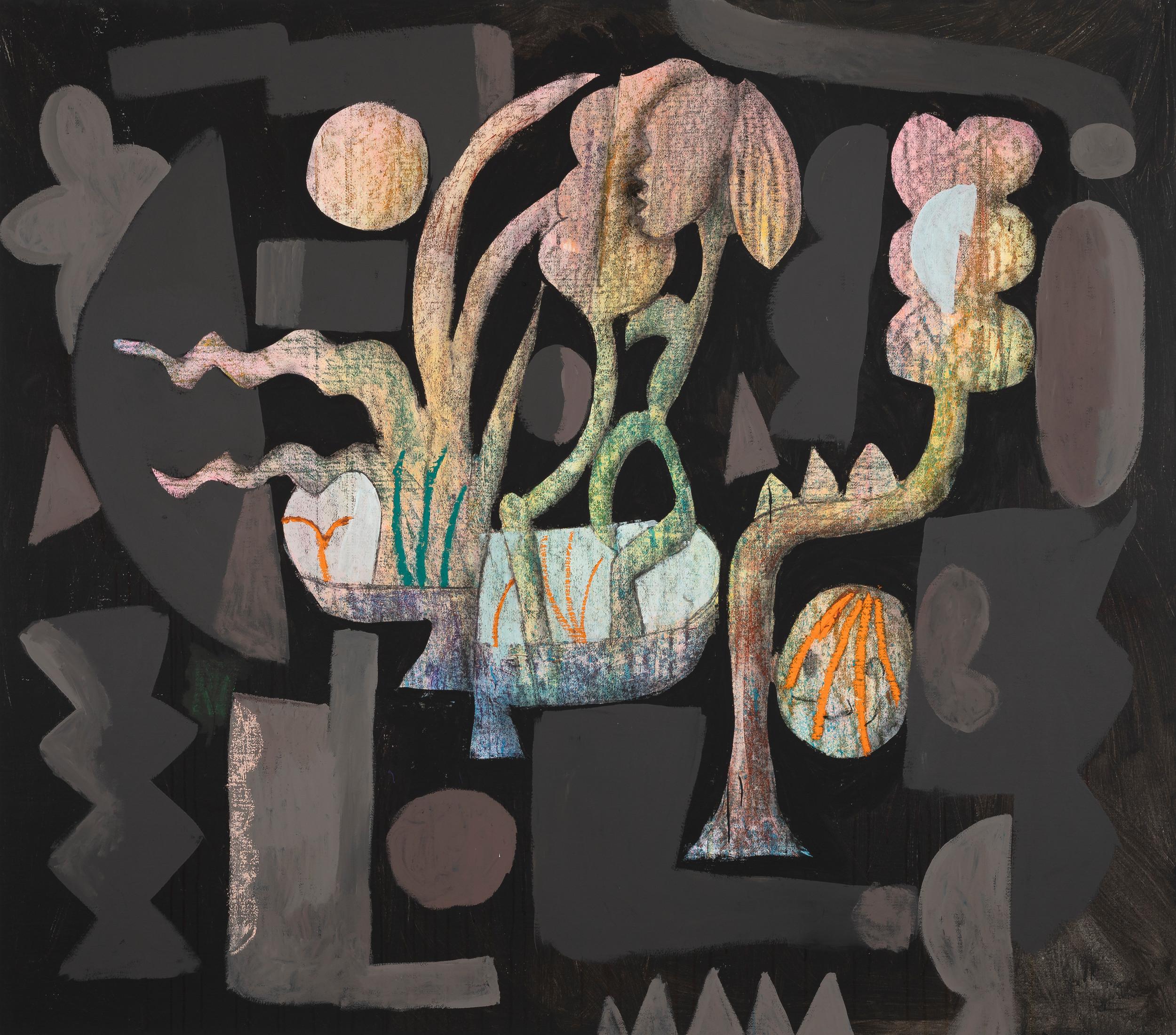 Still life layered - J&oacute;zsef Csat&oacute; 